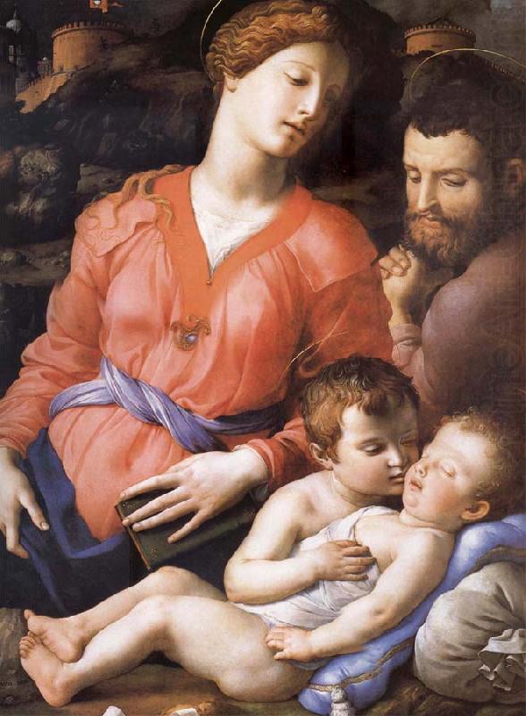 Agnolo Bronzino The Sacred Family Second half of the century XVI china oil painting image